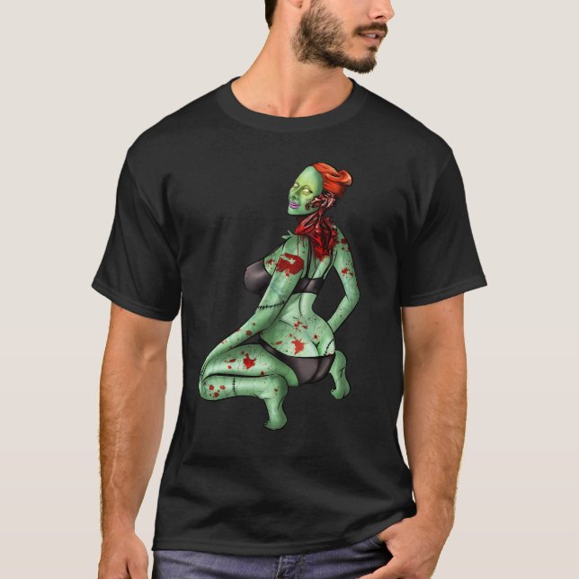 T-shirt de Pin- de zombi (Devant)