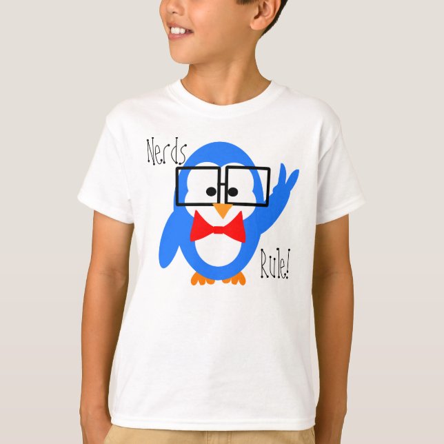 T-shirt de pingouin de règle de ballots (Devant)