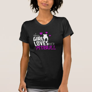 T-shirt de pitbull pour la femme