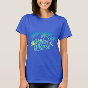 T-shirt De plage la pièce en t des femmes drôles de