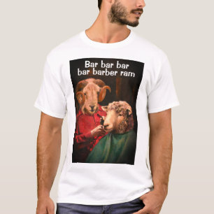 T-shirt de plaisanterie Barber Ram