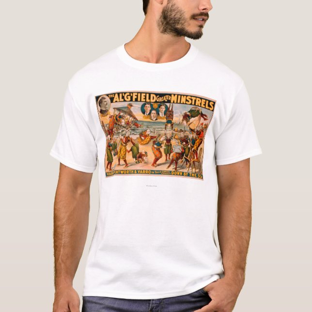 T-shirt De plus grands troubadours - groupe de clowns à la (Devant)