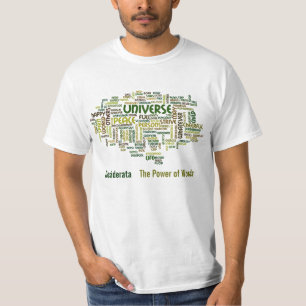 T-shirt de poème de motivation de desiderata de