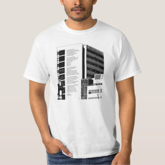 T-shirt de poème de mouvement de Sheffield Hallam