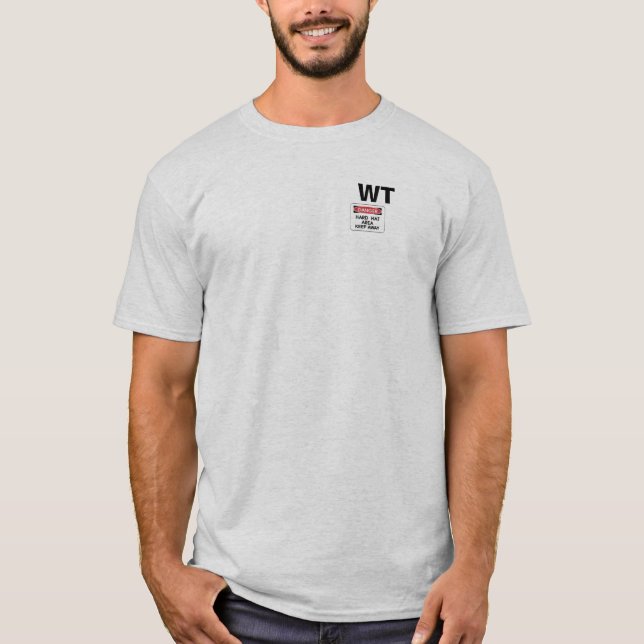 T-shirt de poids de WireNutts.com (Devant)