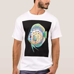 T-shirt de poissons d'aquarium de disque