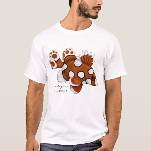 T-shirt de poissons de récif de Sweetlips de (Devant)