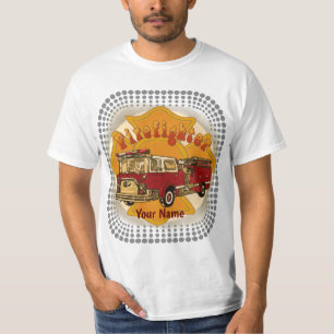 T-shirt de pompier de la Croix de Malte,