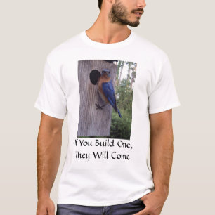 T-shirt de pondoir d'oiseau bleu