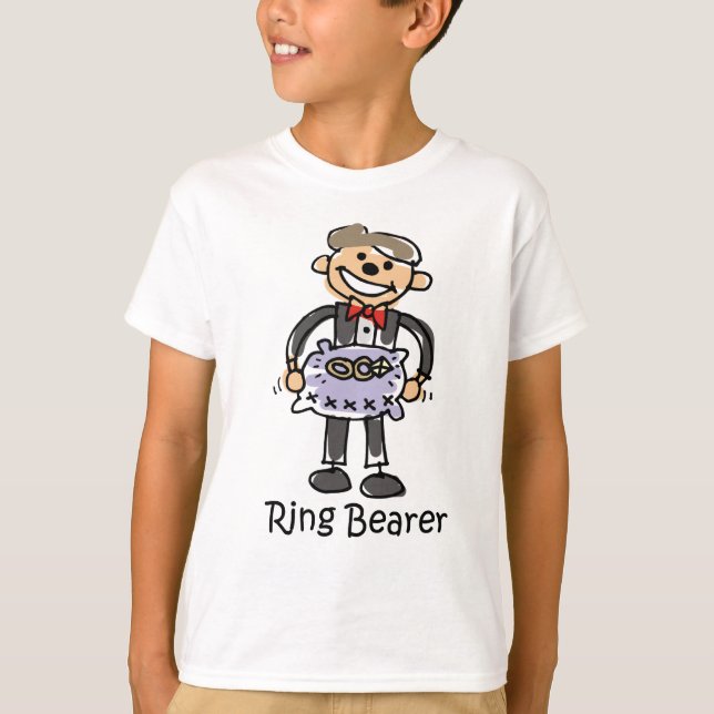 T-shirt de porteur d'alliances (Devant)