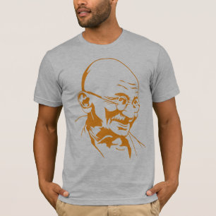 T-shirt de portrait de Mahatma Gandhi