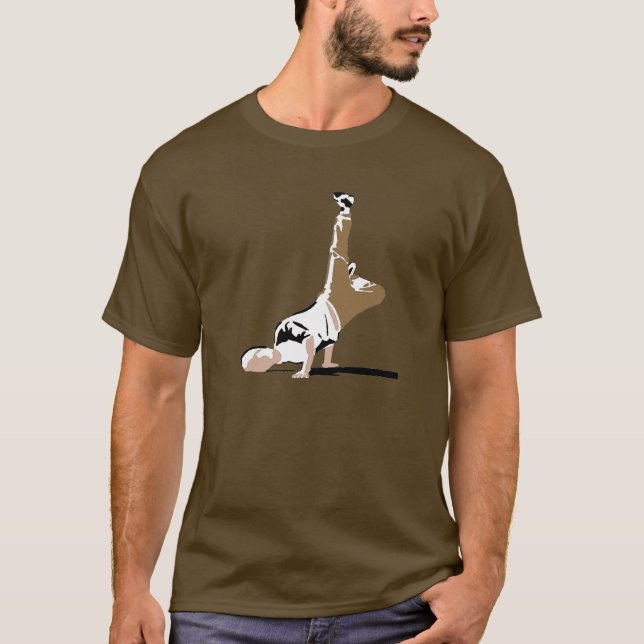 T-shirt de position de Bboy (Devant)