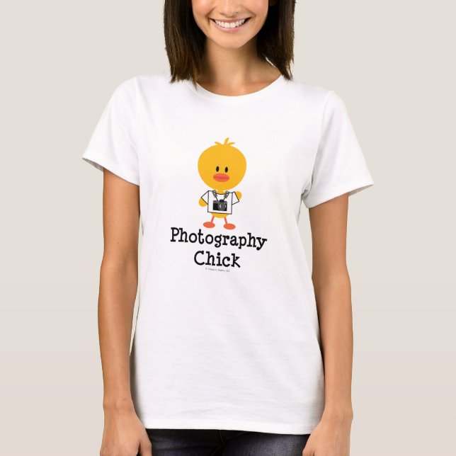T-shirt de poussin de photographie (Devant)