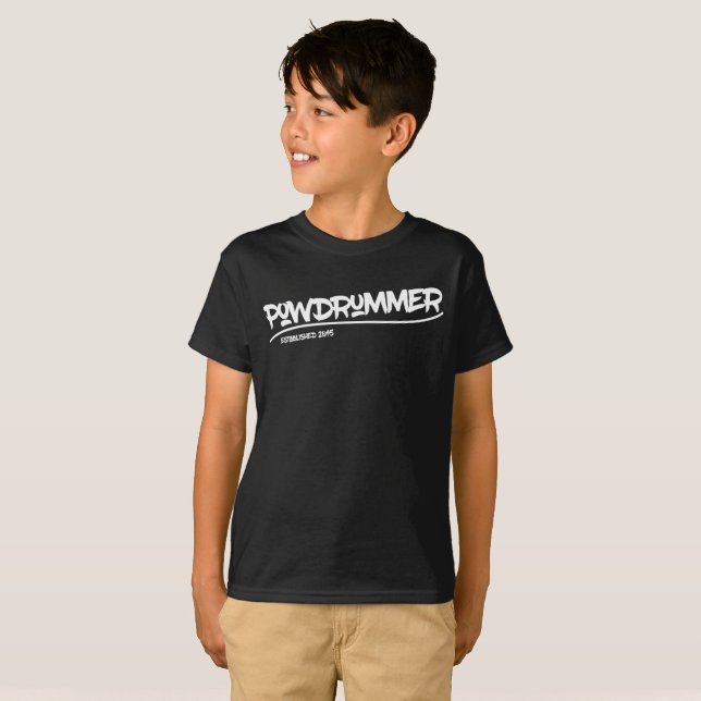 T-shirt de POWdrummer (Devant entier)