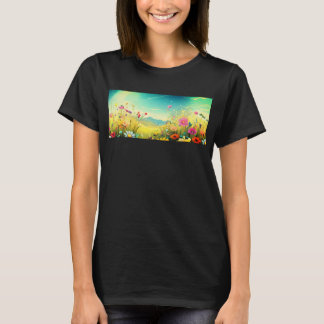 T-shirt de prairie coloré