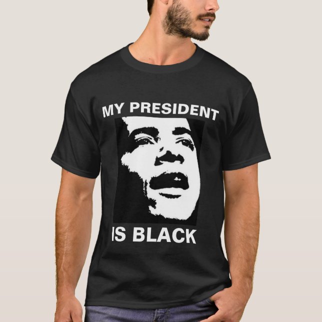 T-shirt de PRÉSIDENT IS BLACK (Devant)