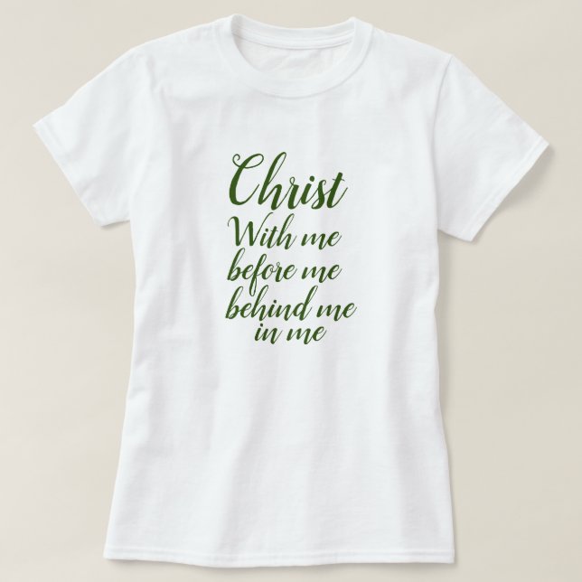 T-shirt de prière St. Patrick (Design devant)
