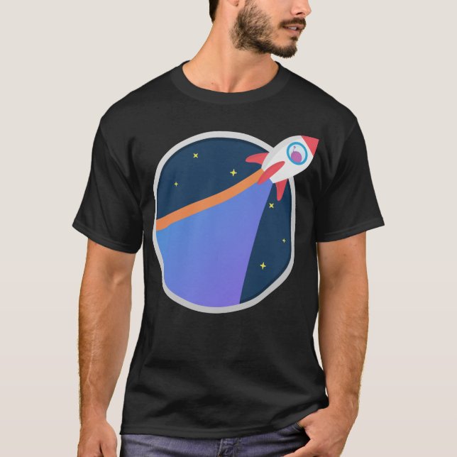 T-shirt de ProdPad "Rocket" (Devant)