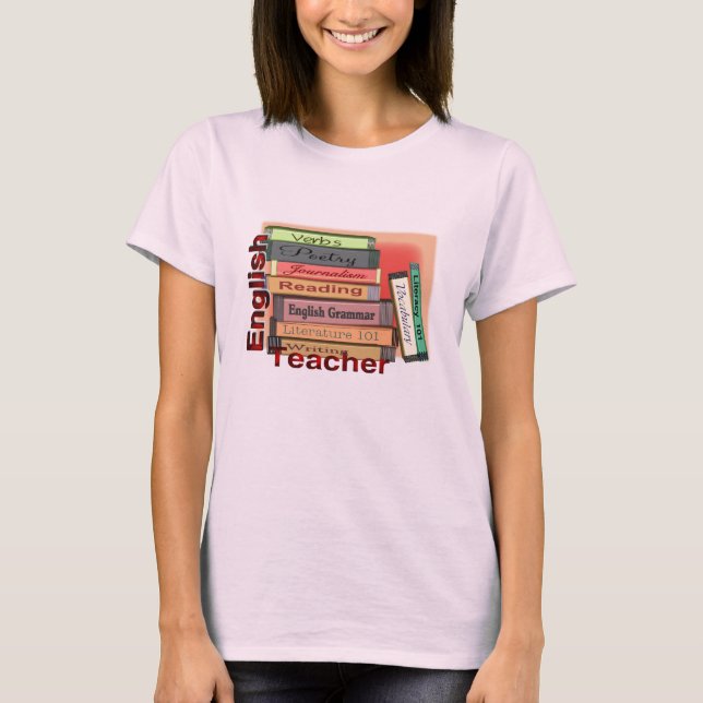 T-shirt de professeur d'Anglais (Devant)