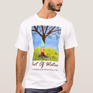 T-shirt de promo d'art de sirène "hors d'eau"