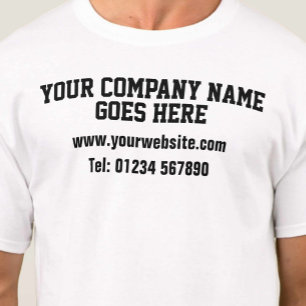 T-shirt de promotion d'entreprise
