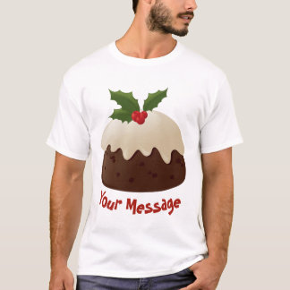 T-shirt de pudding de Noël