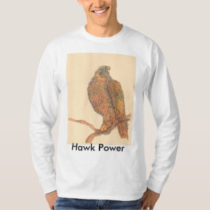 T-shirt de puissance de faucon