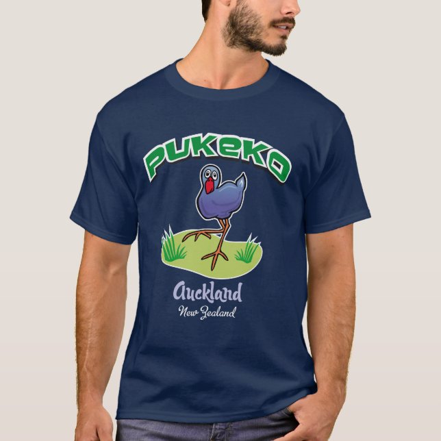 T-shirt de Pukeko Auckland (foncé) (Devant)