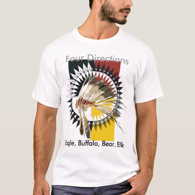 T-shirt de quatre directions (Devant)