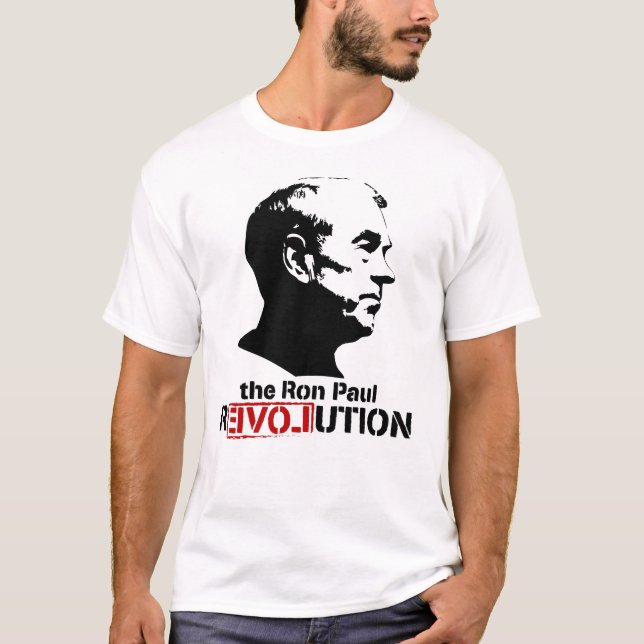 T-shirt de question de révolution de Ron Paul (Devant)