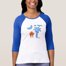 T-shirt de raglan de la douille des femmes de