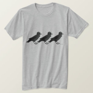 T-shirt de rangée de corneille
