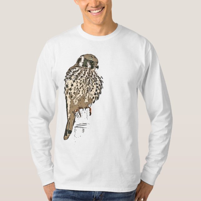 T-shirt de Raptor de crécerelle (Devant)