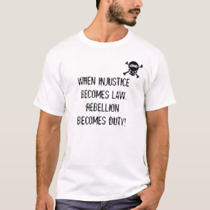 T-shirt de rébellion