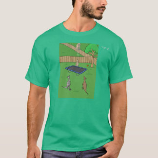 T-shirt de rebond de trempoline de kangourou