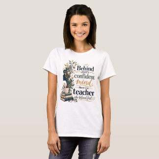 T-shirt de reconnaissance des enseignants – Derriè