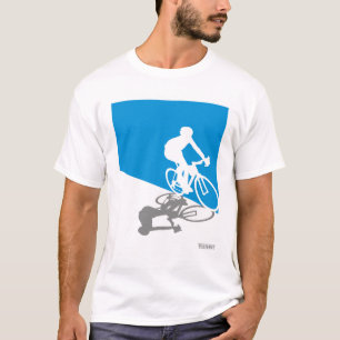 T-shirt de recyclage de vélo de route