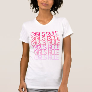 T-SHIRT DE RÈGLE DE FILLES