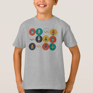 T-shirt de règle de robots