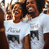 T-shirt de remise de diplôme pour parents fiers et
