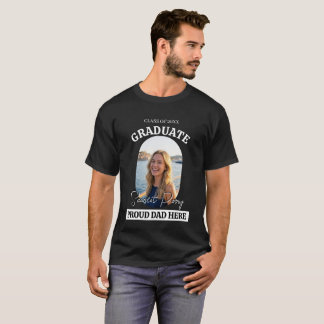 T-shirt de remise des diplômes avec photo personna