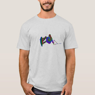 T-shirt de remous de couleur de Wakeboard