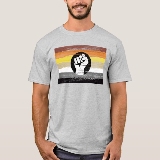 T-shirt de résistance à la fierté de l'ours (Devant)