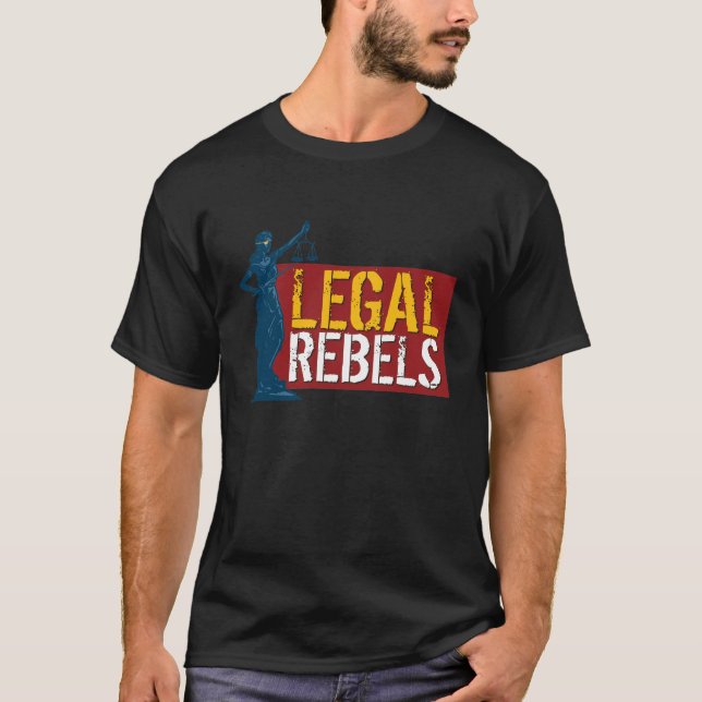 T-shirt De retour dans le noir : Madame juridique juge T (Devant)