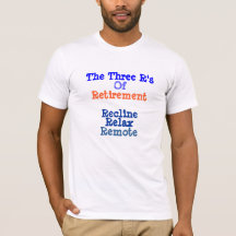 T-shirt de retraite les trois r de la retraite