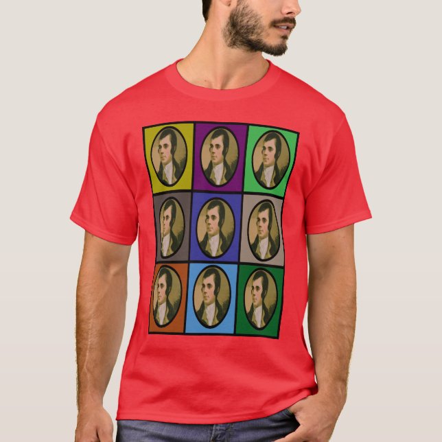 T-shirt de Robert Burns (Devant)