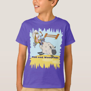 T-shirt de rodéo de Bustin de mouton