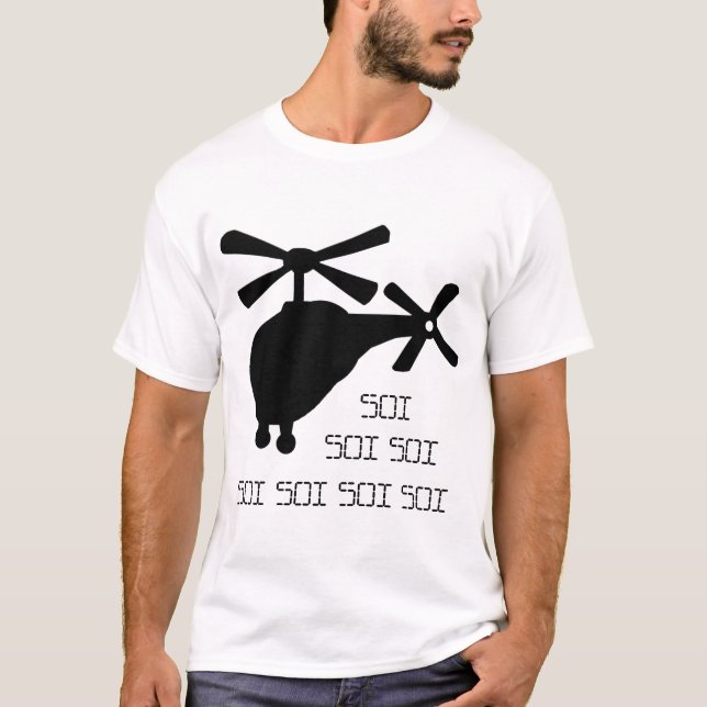 T-shirt de Roflcopter Soi (lumière) (Devant)