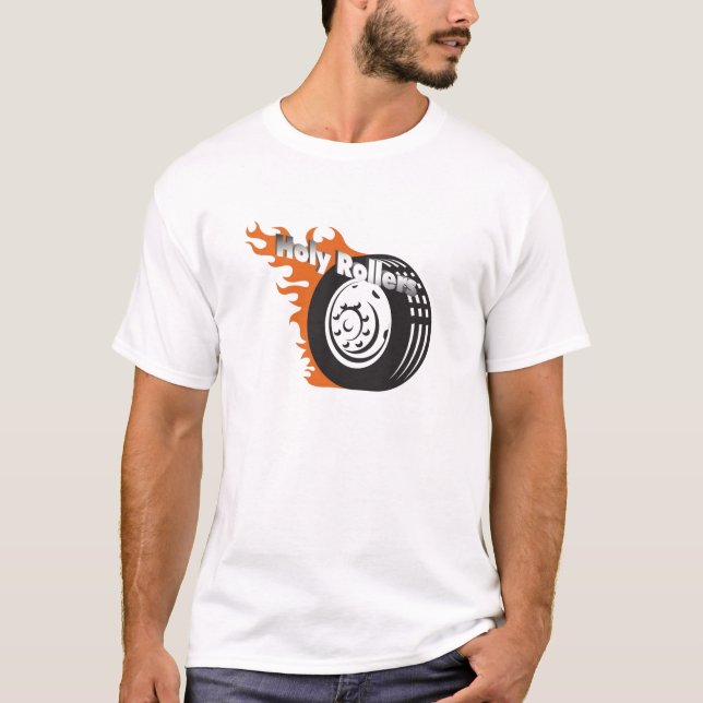 T-shirt de rouleaux saints (Devant)