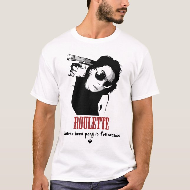 T-shirt de roulette russe (Devant)